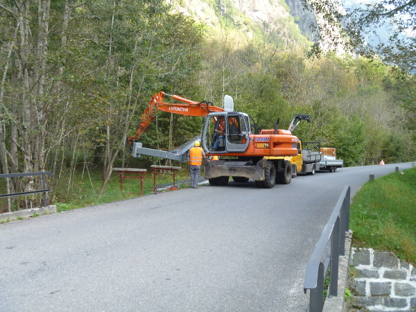 Rinforzo ponti in valle Bavona