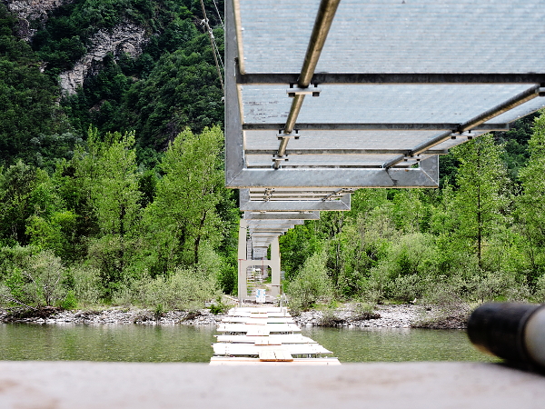 Passerella sul fiume Maggia, Someo