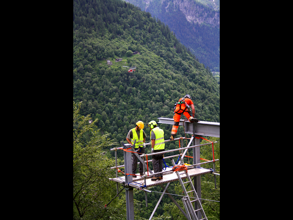 Piattaforma elicottero - montaggio